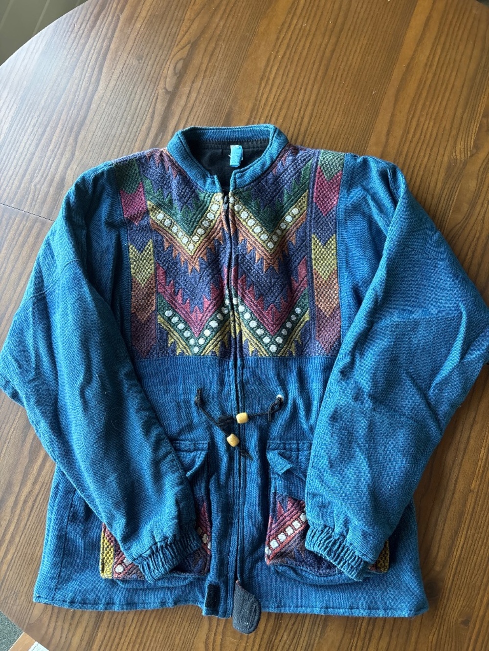 Vintage Boho Style Linen Blend Jacket